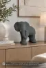 Product image 1 of the product “Elephant, 43cm Length | GRC (Glassfibre Reinforced Concrete), Bronze Finish ”